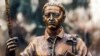 Бронзова мініскульптура філософа Григорія Сковороди, яку 3 грудня 2022 року відкрили у Полтаві. Вона перебуває під скляним ковпаком. У 2023 році її має замінити повноцінна скульптурна композиція 3,5 метра заввишки 
