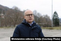 Ministri serb i Mbrojtjes, Millosh Vuçeviq.