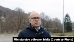Српскиот министер за одбрана Милош Вучевиќ 