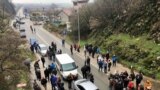 Blockade of traffic and regional roads and protest, Montenegro december 15. 2022