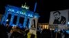 تجمع حامیان اعتراضات در برلین، پایتخت آلمان