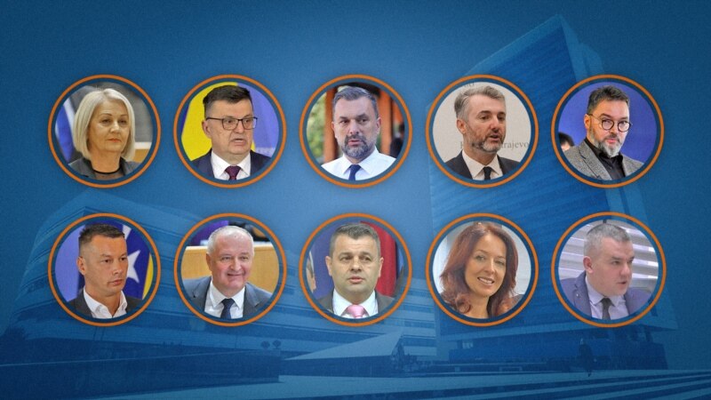 Jedna žena i dvojica osuđenih kandidati za ministre u BiH