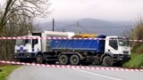 Kosovo: Trucks, donation from EU, are being used to block roads on Rudare, north of Kosovo