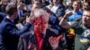 Торік російського посла 9 травня облили червоною фарбою – також на знак протесту проти російського вторгнення в Україну