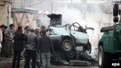 File photo of a bomb blast in Kabul. 