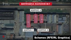 У колонії в Пакіно під полонених виділили три корпуси