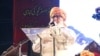 مولانا فضل الرحمان په کراچۍ کې د ګوند غونډې ته وینا کوي - د سېپتېمبر ۱۸مې انځور 
