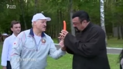 Lukashenka tanınmış aktyor Steven Seagala kök yedizdirdi