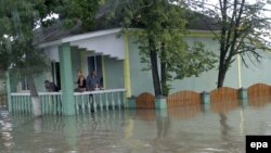 Inundații la Drepcăuți, în 2008