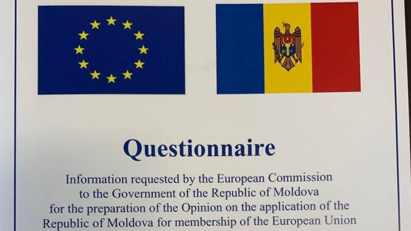 R. Moldova a primit chestionarul de aderare din partea UE