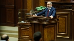 Armenia's embattled prime minister, Nikol Pashinian (file photo)