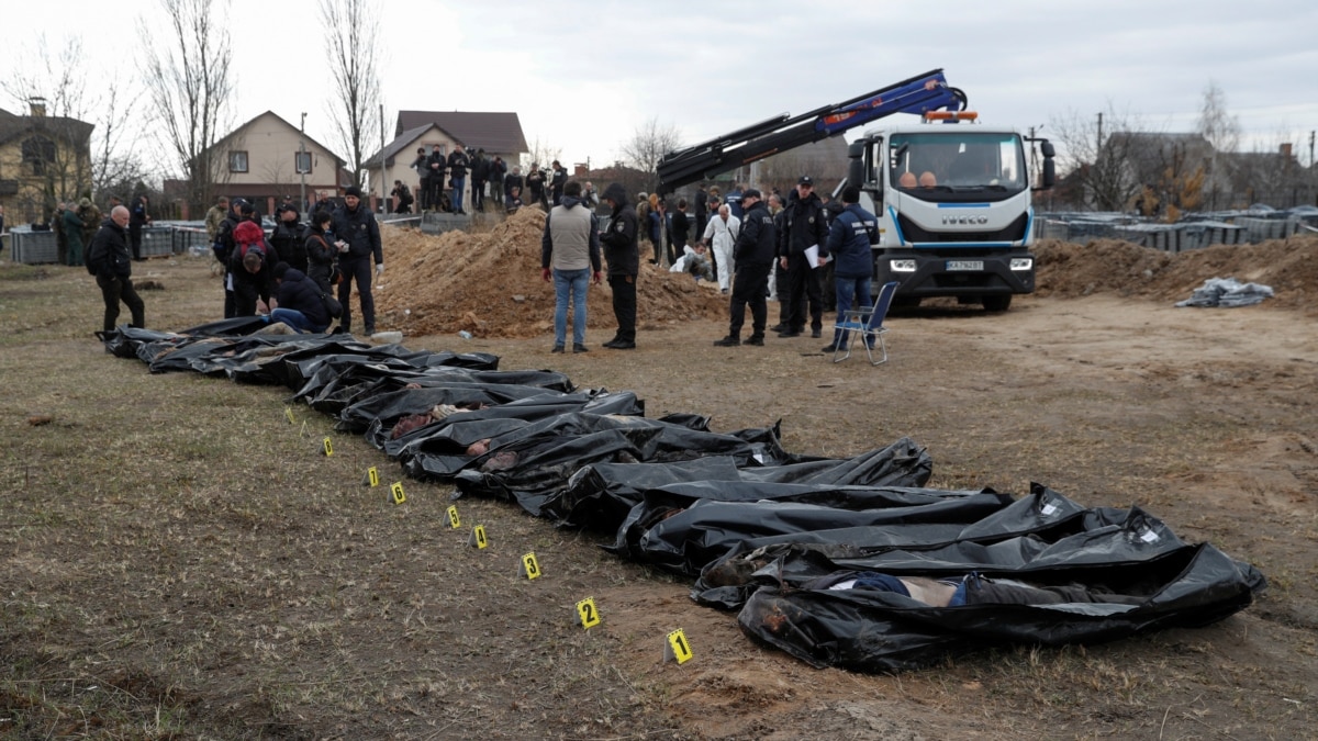 Ukrainian Police Say Three More Bodies With Signs Of Torture Found In Bucha