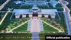 Проект нового здания администрации президента на месте бывшей гостиницы «Иссык-Куль».