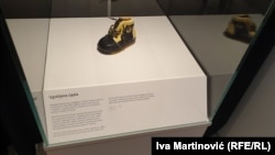 Detalj sa izložbe Muzeja ratnog djetinjstva u Beogradu, 28. mart 2022.