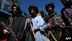 آرشیف - شماری از افراد مسلح طالبان در ولایت پنجشیر 
