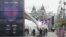 Строительство фан-зоны Евровидения в Киеве. 2 мая 2017 года
