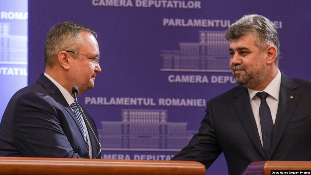 PSD și PNL au votat pentru majorarea subvenției și investesc sume masive pentru promovarea în presă și propagandă. Cele două partide au plătit peste 60 de milioane de lei în 2021, iar suma poate fi depășită în 2022. Imagine generică cu liderul PSD și cel al PNL. 