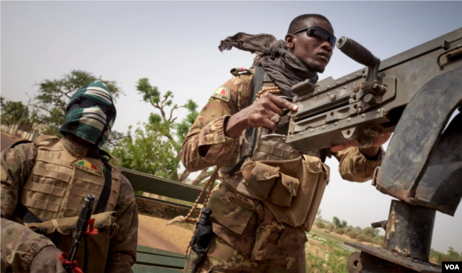 Военнослужащие правительственной армии Мали. 2022 год
