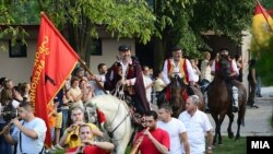 Коњаниците од 40-иот Илинденски марш тргнаа кон Мечкин Камен