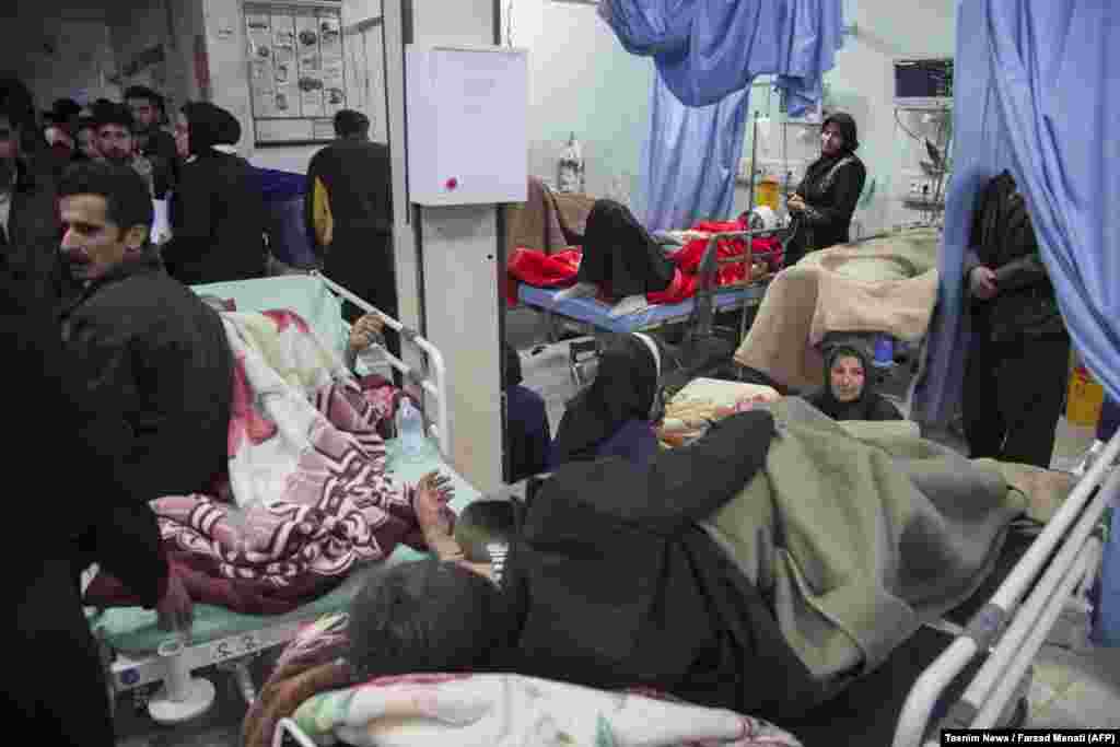 Клиника в Керманшахе, куда доставляют раненых.
