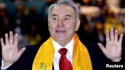 Президент Казахстана Нурсултан Назарбаев. Астана, 4 апреля 2011 года.