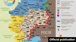 Ситуація в зоні бойових дій на Донбасі, 8 жовтня 2018 року (дані Міноборони України)