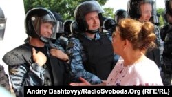  Акція протесту проти прийняття закону про мову, Київ, 4 липня 2012 року