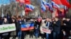Митинг с требованием признания «ДНР» и «ЛНР» в Севастополе, 18 февраля 2017 года. Архивное фото