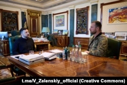 Євгеній Хмара під час зустрічі з Зеленським, 5 січня 2026 року