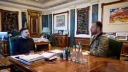 Владимир Зеленский и Евгений Хмара, 5 января 2025 года