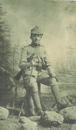 Soldat român în Primul Război Mondial. Sursa: Muzeul Național de Istorie a României