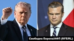 Доналд Тръмп и Пийт Хегсет. Колаж