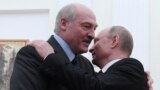 RUSSIA -- Russian President Vladimir Putin (R) welcomes his Belarus’ counterpart Alyaksandr Lukashenka during their meeting at the Kremlin, in Moscow, on December 29, 2018. 