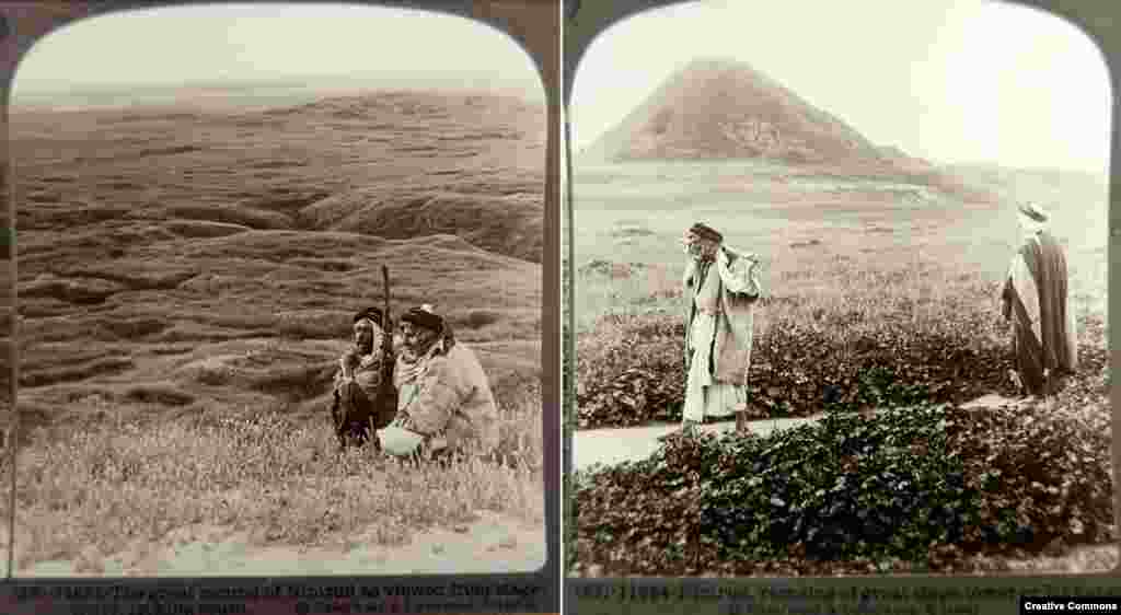 Фотографии первого десятилетия прошлого века показывают Нимруд малонаселенным городом.