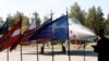 A U.S. Air Force F-15C Eagle fighter is seen during NATO Baltic air-policing-mission takeover ceremony in Lithuania last year.