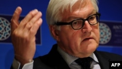 Almaniyanın xarici işlər naziri Frank Walter Steinmeier 