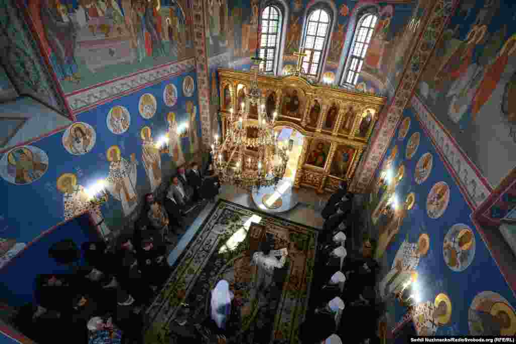 Молебень за Україну відбувся в рамках урочистого відкриття Дальніх печер Національного заповідника «Києво-Печерська лавра» для паломників та відвідувачів. Київ, 14 липня 2026 року 