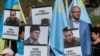 Демонстрация в Киеве в защиту преследуемых крымских татар
