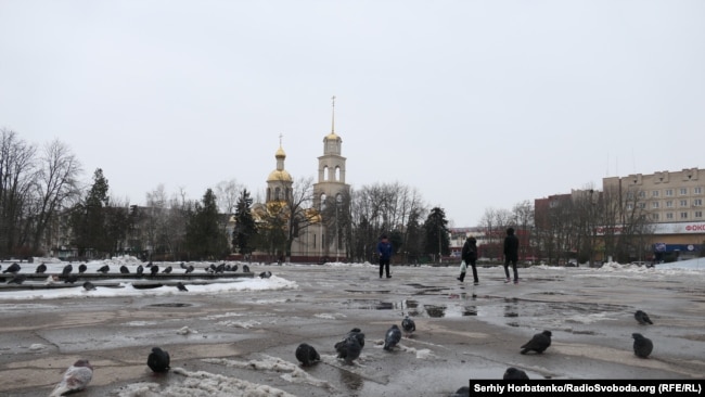 Центральна площа Слов'янська, 20 лютого 2026 року