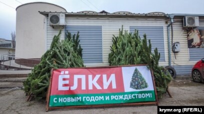 Новогодние Елки На Базаре