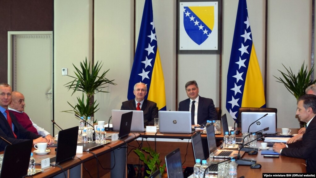 Sjednica Vijeća ministara, Sarajevo, februar 2018.