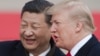 Китайський президент Сі Цзіньпін (ліворуч) та президент США Дональд Трамп (архівне фото)