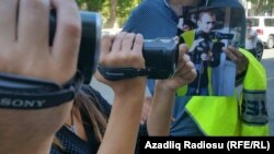 Jurnalistlərin aksiyası - 27 avqust 2015