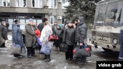 Эвакуация жителей Дебальцева