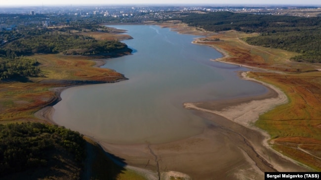 Симферопольское водохранилище, 24 августа 2020 года