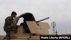 Afghan Forces fighting militants in northeastern Kunduz province in April.