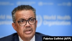 Drejtori i përgjithshëm i Organizatës Botërore të Shëndetësisë (OBSH), Tedros Adhanon Ghebreyesus.