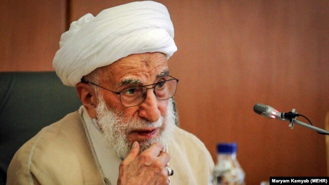 Ayatollah Ahmad Jannati, the head of Iran's assembly of experts.(file photo)