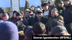 Участники акции протеста. 7 января 2019 года.
