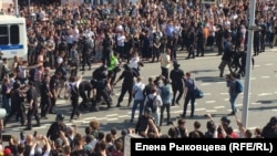 Москва, Пушкинская площадь, 5 мая 2018